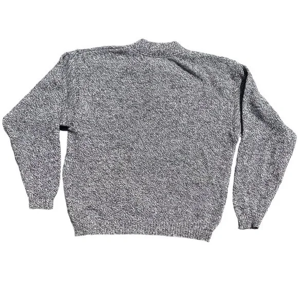 Vintage GreatLand Wool Henley Grandpa Sweater Aprés-Ski Coast Cabin Nautical-XL - Picture 8 of 10